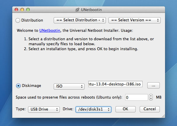 boot for usb mac